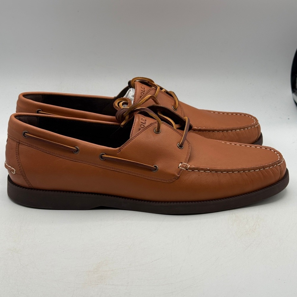 Cole Haan C42132 Shoes Mens Size 13 Tan Brown Boat Shoe C42132